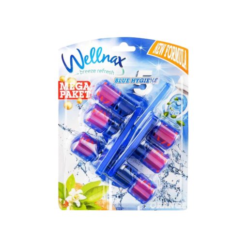 Wellnax Breeze Refresh Blue Hygiene WC frissítő 3X50g - Narancs