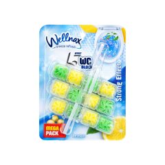 Wellnax Breeze Refresh 5 Effekt WC frissítő 3X50g - Citrom