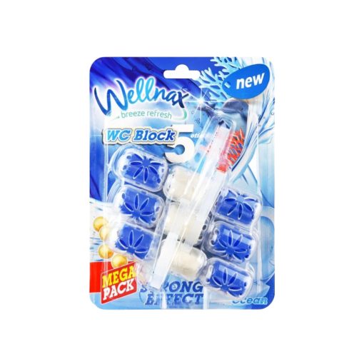 Wellnax Breeze Refresh Strong Effekt WC frissítő 3X57g - Óceán