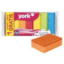 York Colour Lux mosogatószivacs - 7db (6+1 gratis)